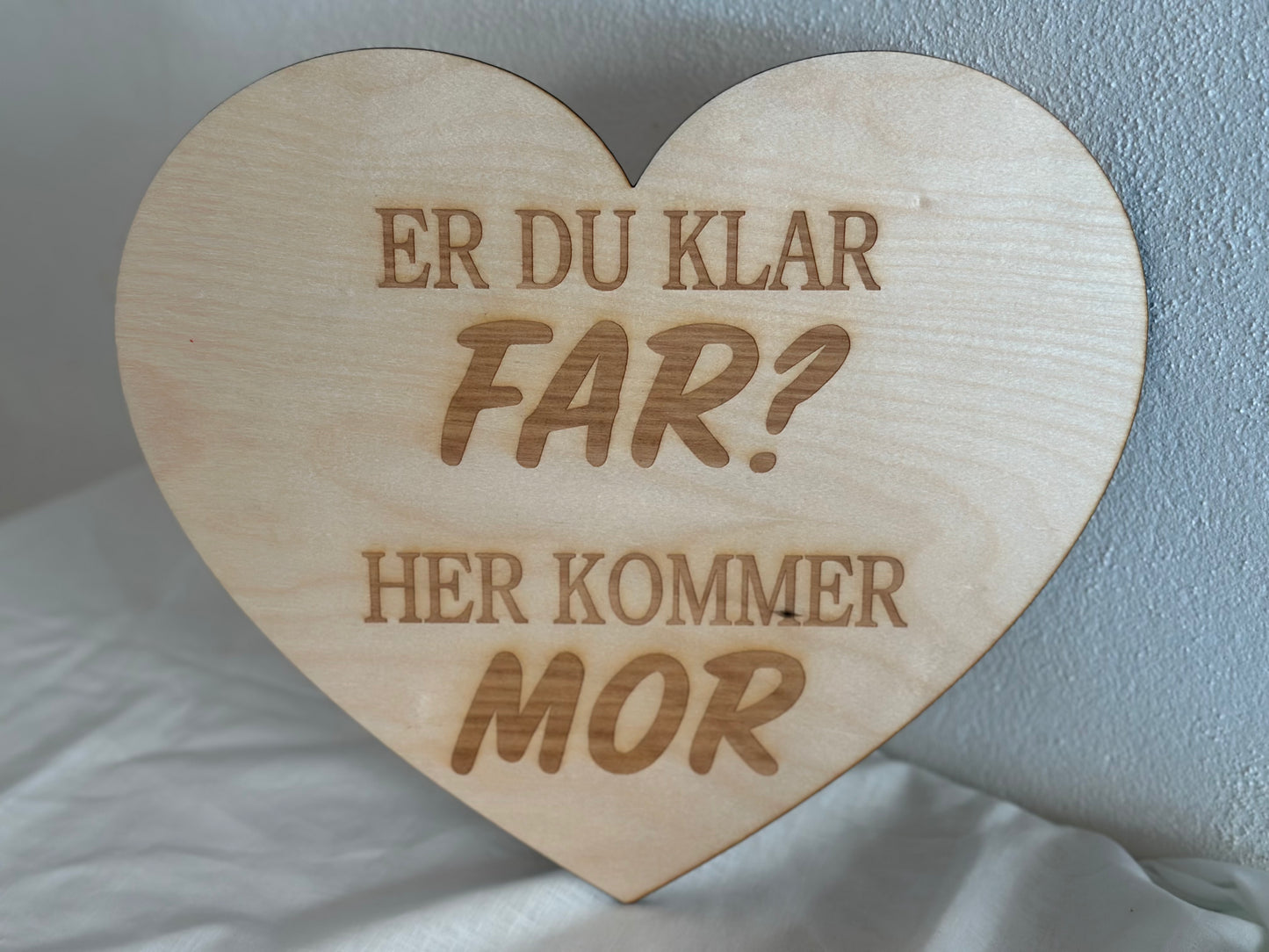 "Er du klar far"