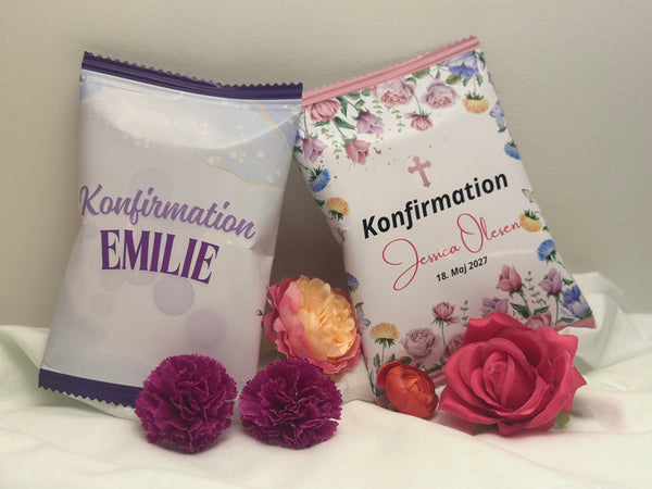 Personlig Chipspose til konfirmation